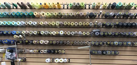 Spools of thread